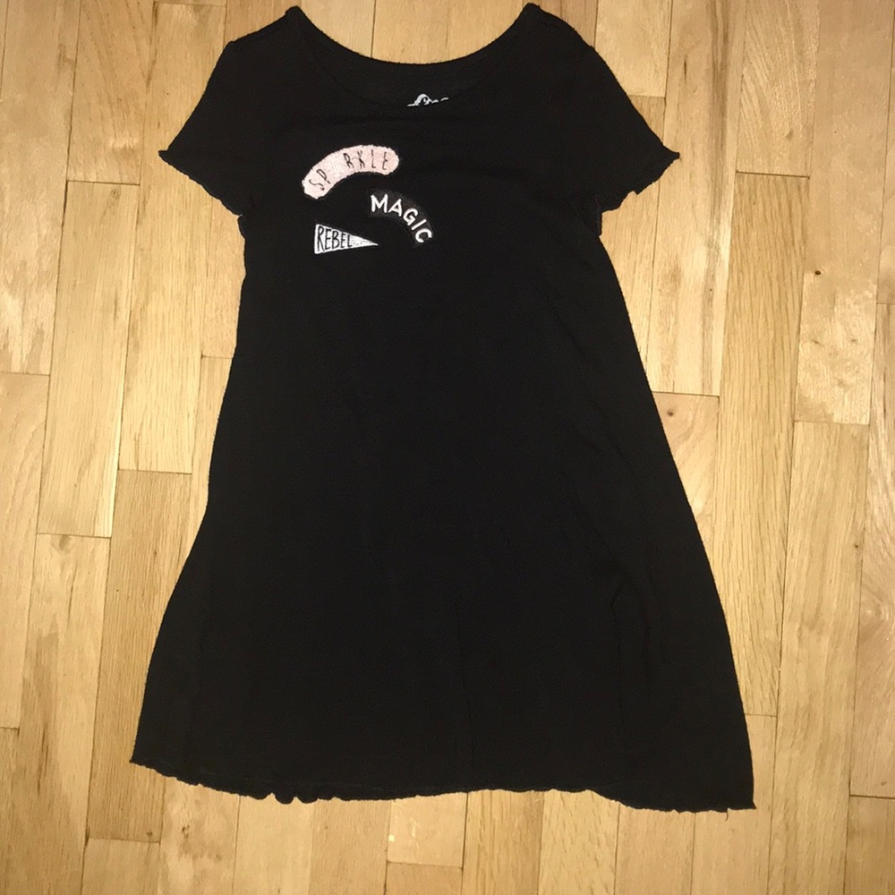 Afton Street 4T Black Dress sparkle magic rebel